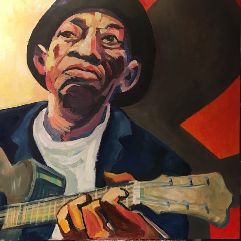 Akryl på lærred, 100x100 Akryl på lærred, 100x100