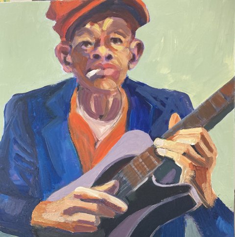 akryl på lærred, 40x40 akryl på lærred, 40x40