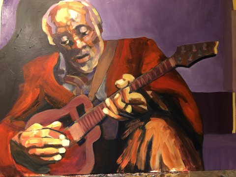 akryl på lærred, 100x80 akryl på lærred, 100x80