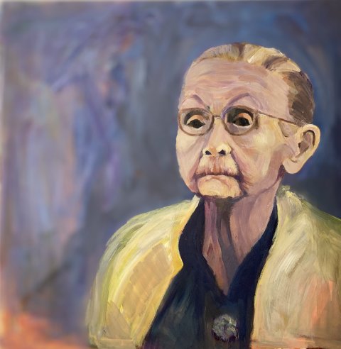 akryl på lærred, 70x70 akryl på lærred, 70x70