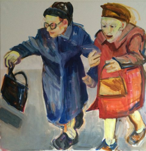 Akryl på lærred, 100x100 Akryl på lærred, 100x100