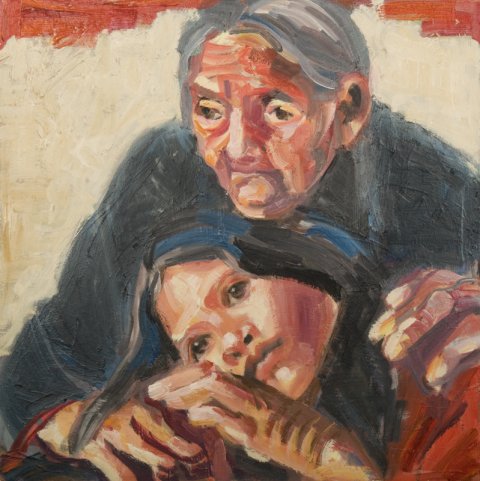 Akryl på lærred, 60x60 Akryl på lærred, 60x60