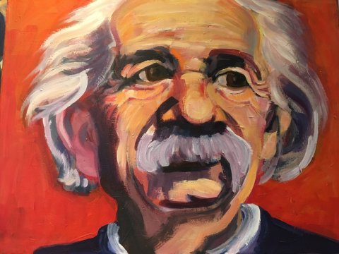 Akryl på lærred, 70x100 Akryl på lærred, 70x100