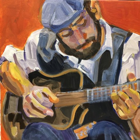 akryl på lærred 40x40 akryl på lærred 40x40